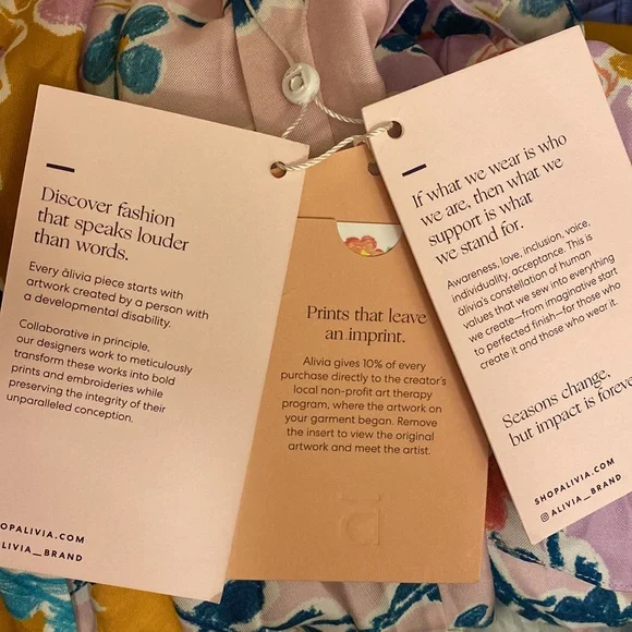 NWT Alivia The Lilly Fantasy Floral Sunshine slip midi tie shoulder summer dress - Picture 14 of 15